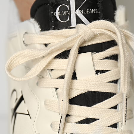 Calvin Klein - Baskets Cupsole Lace Up Casual 0283 Cream Black
