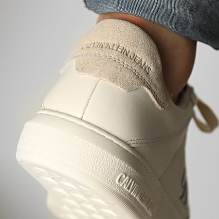 Calvin Klein - Sneakers Cupsole Lace Up Casual 0283 Crema Nero