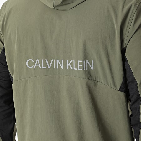 Calvin Klein - Veste Zippée Capuche GMF1O506 Vert Kaki