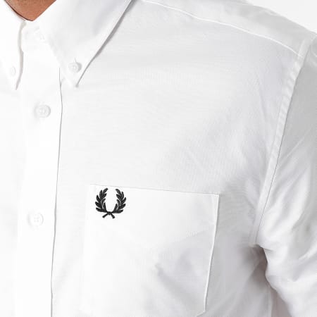 Fred Perry - Chemise Manches Longues Oxford M2700 blanc