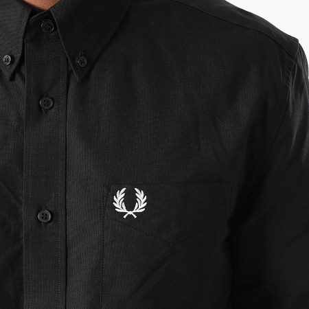 Fred Perry - Chemise Manches Longues Oxford M2700 Noir