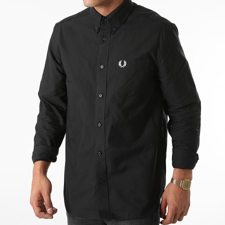 Fred Perry - Chemise Manches Longues Oxford M2700 Noir