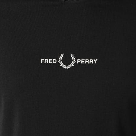 Fred Perry - Maglietta nera ricamata