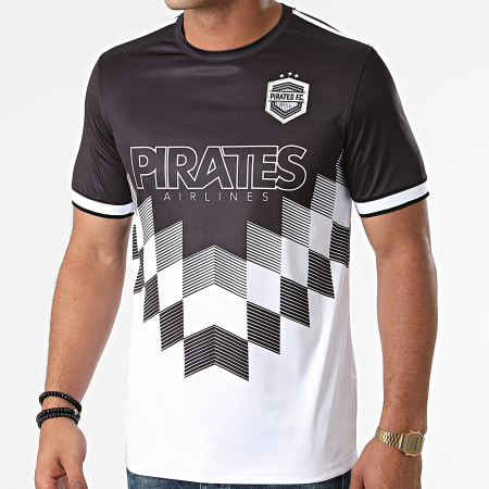 La Piraterie - Tee Shirt Team Blanc Noir