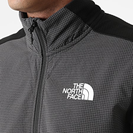 The North Face - Sweat Col Zippé A5IBW Noir Gris