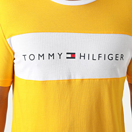 Tommy Hilfiger - Tee Shirt CN Logo Flag 1170 Jaune