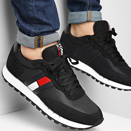 Tommy Jeans - Baskets Retro Mix Runner 0812 Black