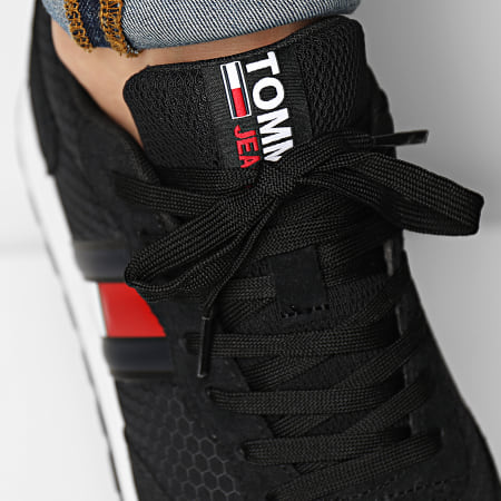 Tommy Jeans - Baskets Retro Mix Runner 0812 Black