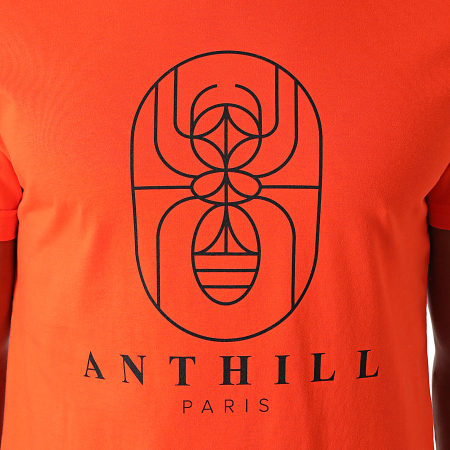 Anthill - Tee Shirt Outline Rouge Noir