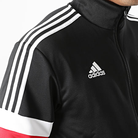 Adidas Sportswear - Veste Zippée A Bandes Manchester United GR3888 Noir