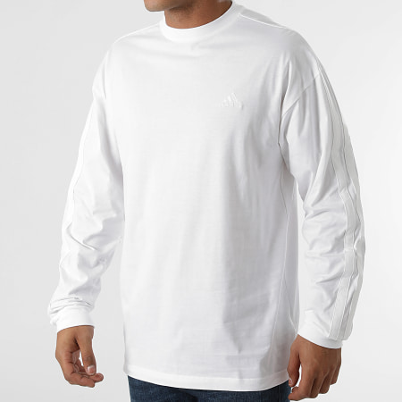Adidas Performance - Camiseta Manga Larga H16798 Blanco