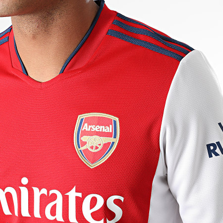 adidas - Tee Shirt Manches Longues Arsenal FC GQ3247 Rouge Blanc
