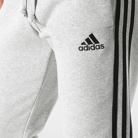 Adidas Sportswear - Pantalon Jogging A Bandes GM1091 Gris Chiné