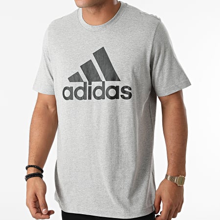 Adidas Performance - Camiseta GK9123 Gris Jaspeado