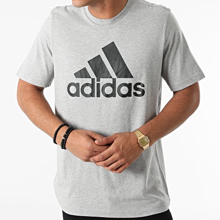 Adidas Performance - Camiseta GK9123 Gris Jaspeado