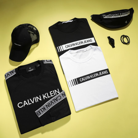 Calvin Klein - Casquette Trucker Patch 7491 Noir