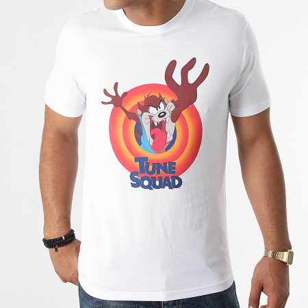 Looney Tunes - Tee Shirt Squad Taz Blanc