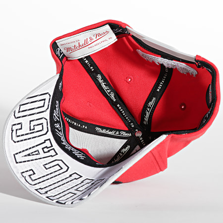 Mitchell And Ness - Casquette Spot Lights Redline Chicago Bulls Rouge