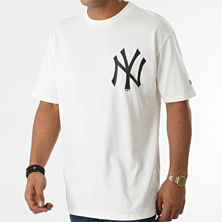 NEW ERA NEW YORK YANKEES LOGO T-SHIRT 12195449 WHITE