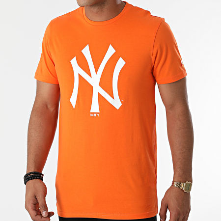 New Era - Tee Shirt New York Yankees 12827226 Orange