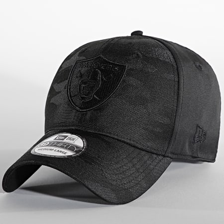 New Era - Casquette Fitted 39Thirty Black Camo 60141487 Raiders Noir