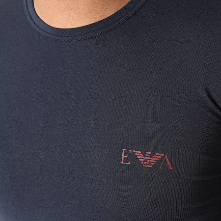 Emporio Armani - Camiseta manga larga 111023-1A715 Azul marino