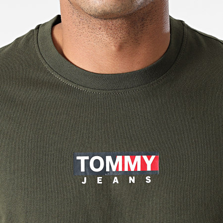 Tommy Jeans - Tee Shirt Entry Print 1601 Vert Kaki