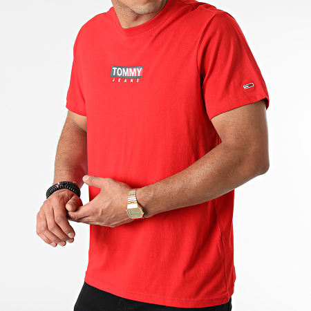 Tommy Jeans - Camiseta Estampado Entry 1601 Rojo