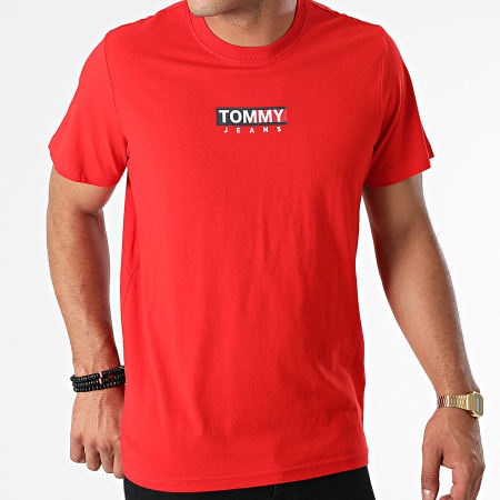 Tommy Jeans - Camiseta Estampado Entry 1601 Rojo