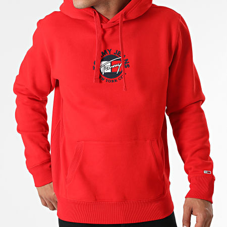 Tommy Jeans - Sweat Capuche Timeless 2 1628 Rouge