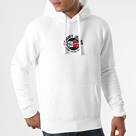 Tommy Jeans - Sweat Capuche Timeless 2 1628 Blanc