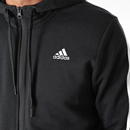 Adidas Sportswear - Ensemble De Survêtement A Bandes H42021 Noir