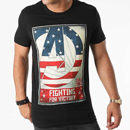 Avengers - Tee Shirt For Victory Noir