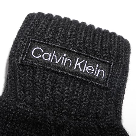 Calvin Klein - Gants Felt Patch 7424 Noir