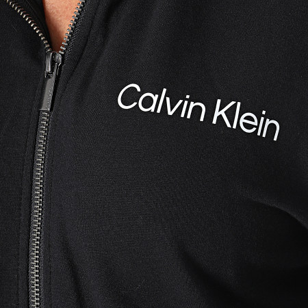 Calvin Klein - Sweat Zippé Capuche Femme QS6759E Noir