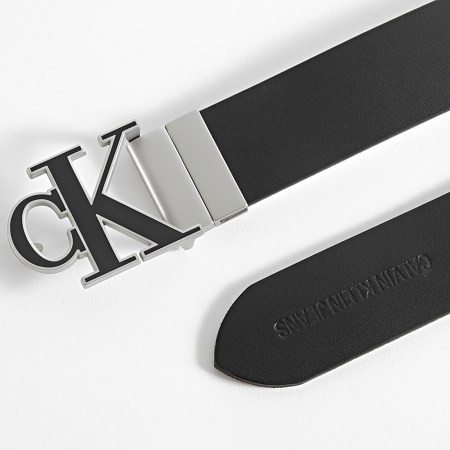 Calvin Klein - Ceinture Réversible Adjustable Mono Hardware 7243 Noir Blanc
