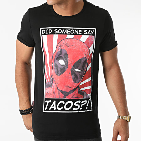 Deadpool - Tee Shirt Tacos Noir