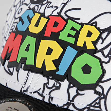 Super Mario - Casquette Super Mario Blanc