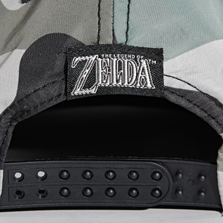 Zelda - Casquette Snapback Zelda Camo Vert Kaki