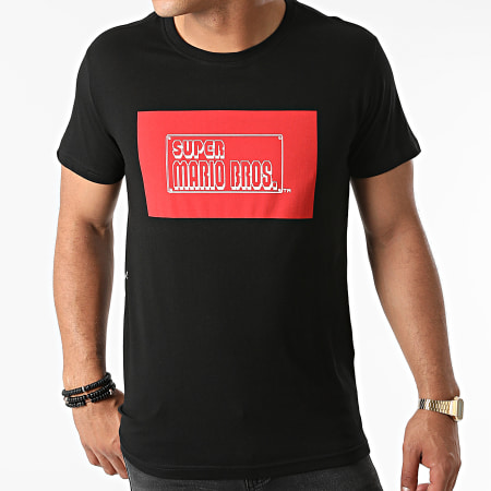 Super Mario - Tee Shirt 8Bit Noir