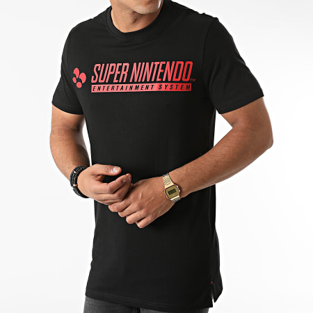 Nintendo - Camiseta Super Nintendo negra