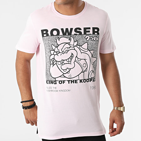 Super Mario - Tee Shirt Festival Bowser Rose