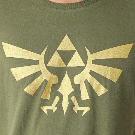 Zelda - Maglietta oversize Hyrule Pintuck Khaki Verde