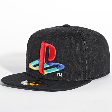 Playstation - Casquette Snapback Logo Gris Anthracite