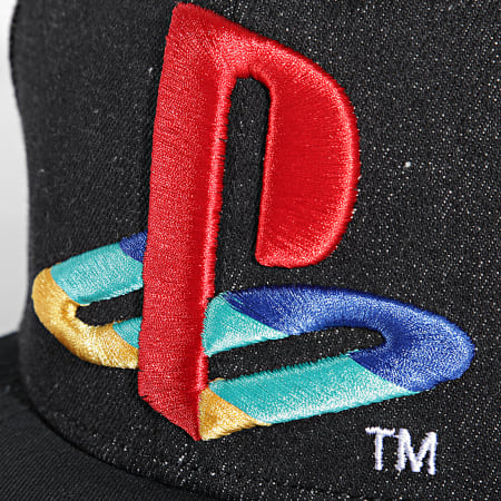 Playstation - Casquette Snapback Logo Gris Anthracite