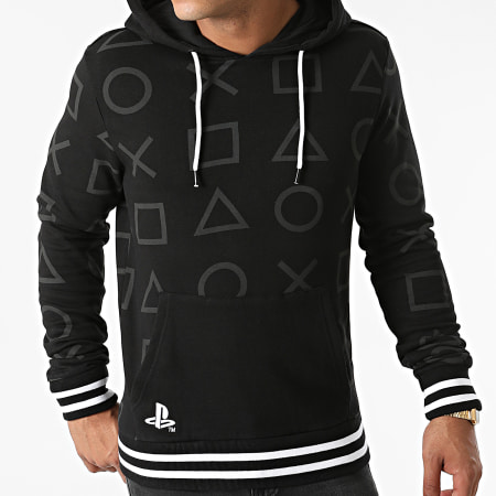 Playstation - Sweat Capuche All Over Print Noir