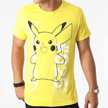 Pokémon - Tee Shirt Shocked Pika Jaune