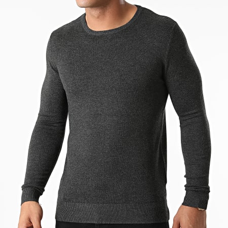 KZR - Pull LD-69006 Gris Anthracite Chiné