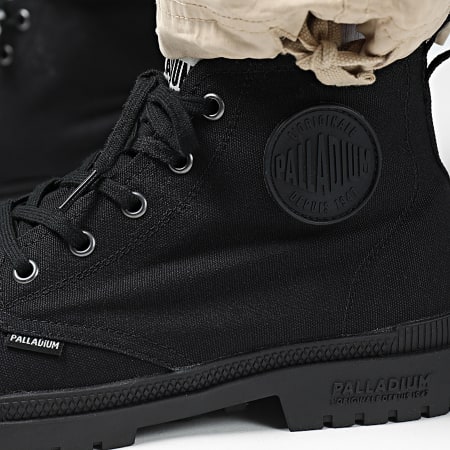 Palladium - Boots Sport 20 Hi Canvas 76838 Black Black