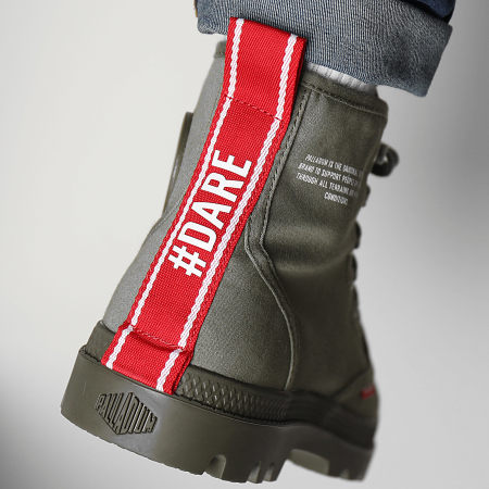Palladium - Boots Pampa Hi Dare 76258 Olive Night